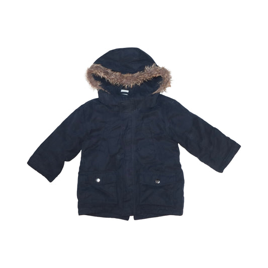 Fodrad Jacka från H&M - Storlek 86 - Marinblå