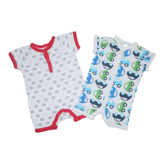 Pyjamas (2 Pack) från KappAhl - Storlek 50/56 - Vit & Grön