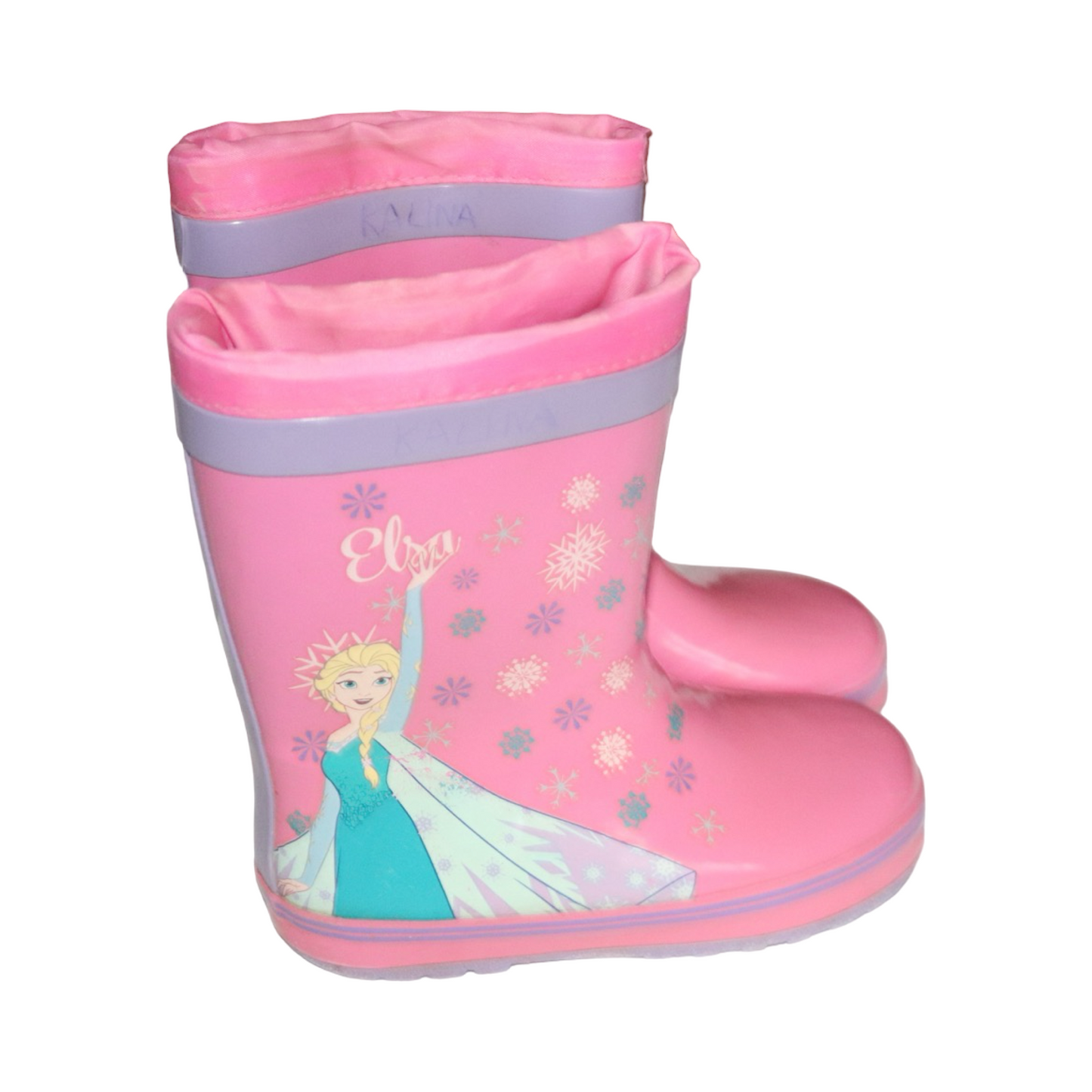Fodrade Gummistövlar från FROZEN DISNEY - Storlek 29 (Innermått 19.5cm) - Rosa (Multi)