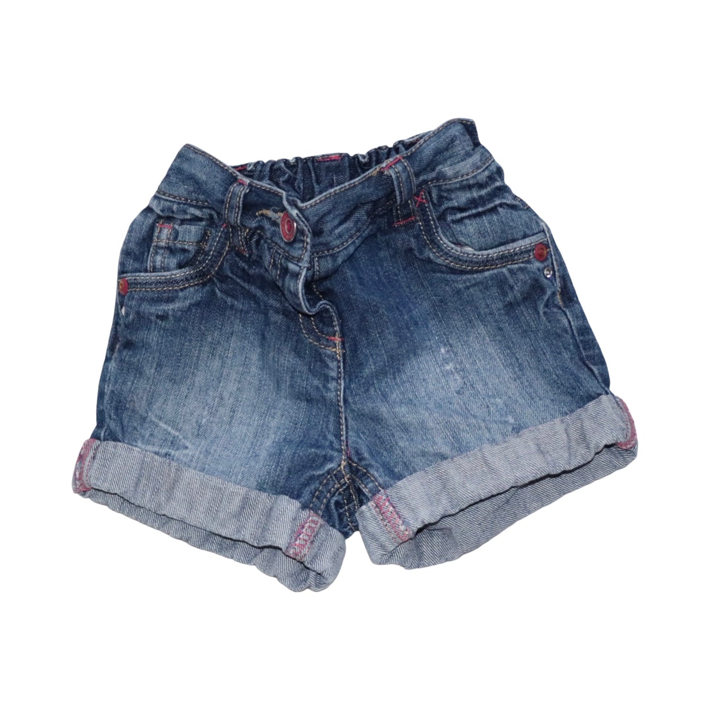 T-shirt & Shorts Matchande Set från lupilu & next - Storlek 86/92 - Blå (Multi)