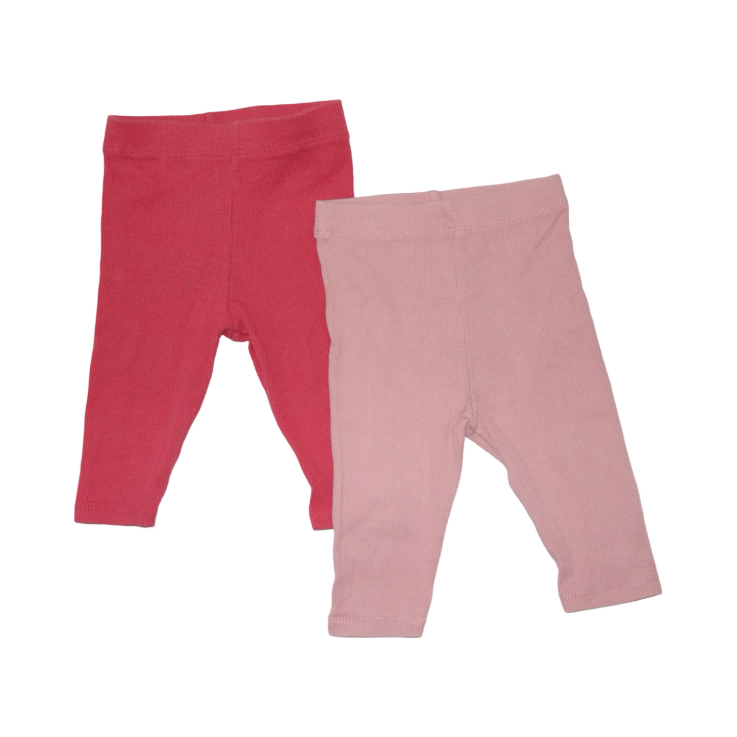 Leggings Byxor (2 Pack) från Ergee - Storlek 68 - Röd & Rosa