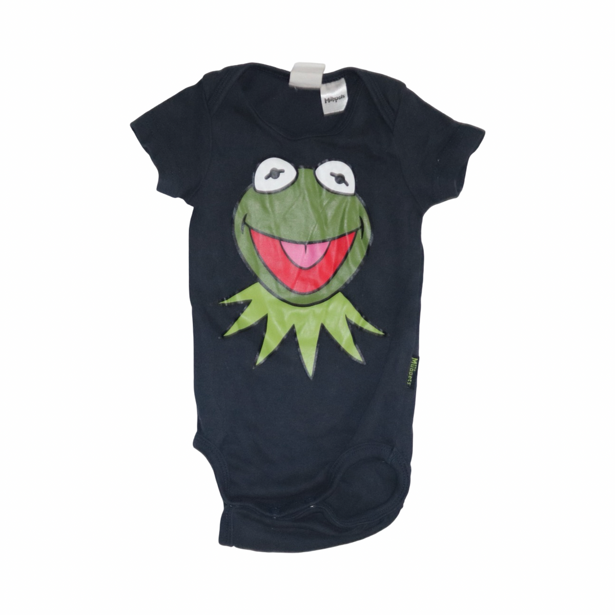 The Muppets Kortärmad Body från H&M - Storlek 62 - Svart & Grön (Multi)