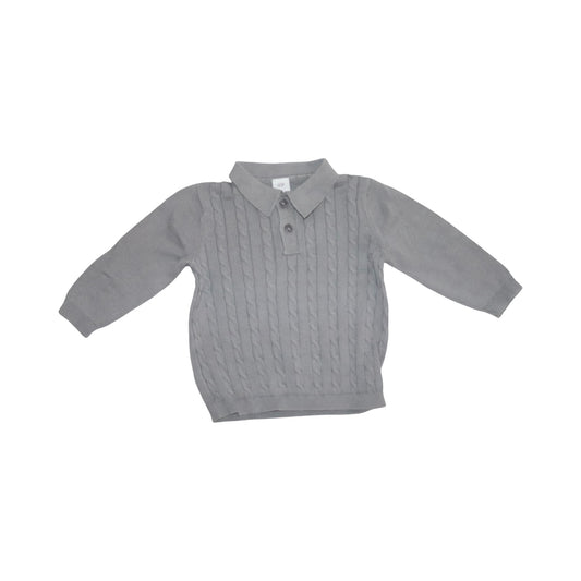 Stickad Tröja från H&M - Storlek 74 - Grå