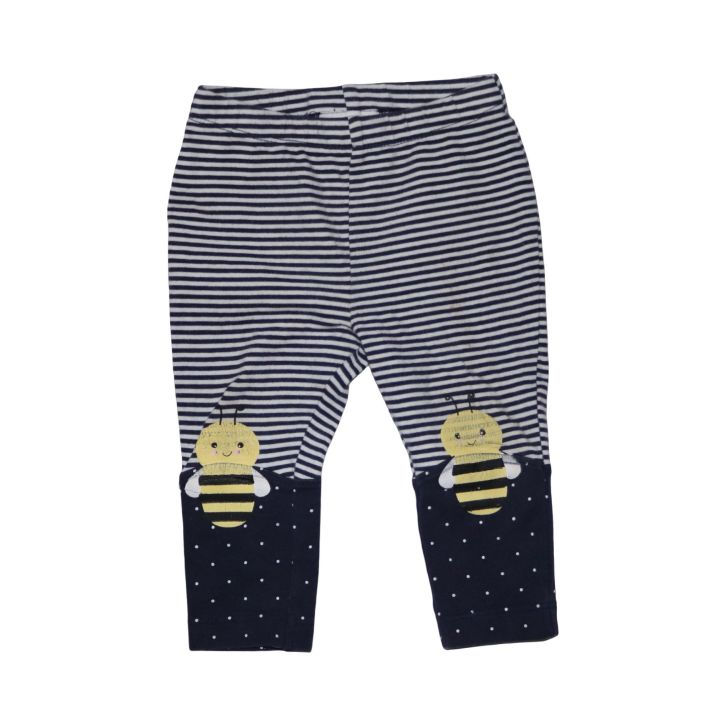 Leggings Byxor från Topomini - Storlek 74 - Svart & Vit (Multi)