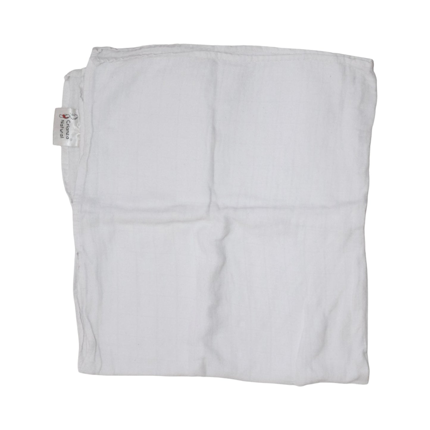 Filt - Muslinfilf (4 Pack) från Crianza Natural - Storlek 65x70 cm - Vit