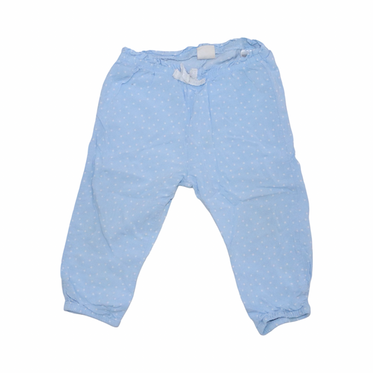 Tunna Byxor från H&M - Storlek 80 - Ljusblå & Vit