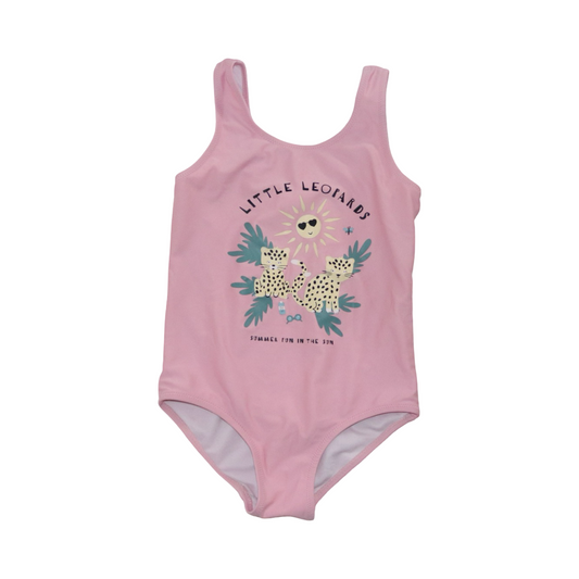 Baddräkt - Storlek 122/128 - Rosa (Multi)