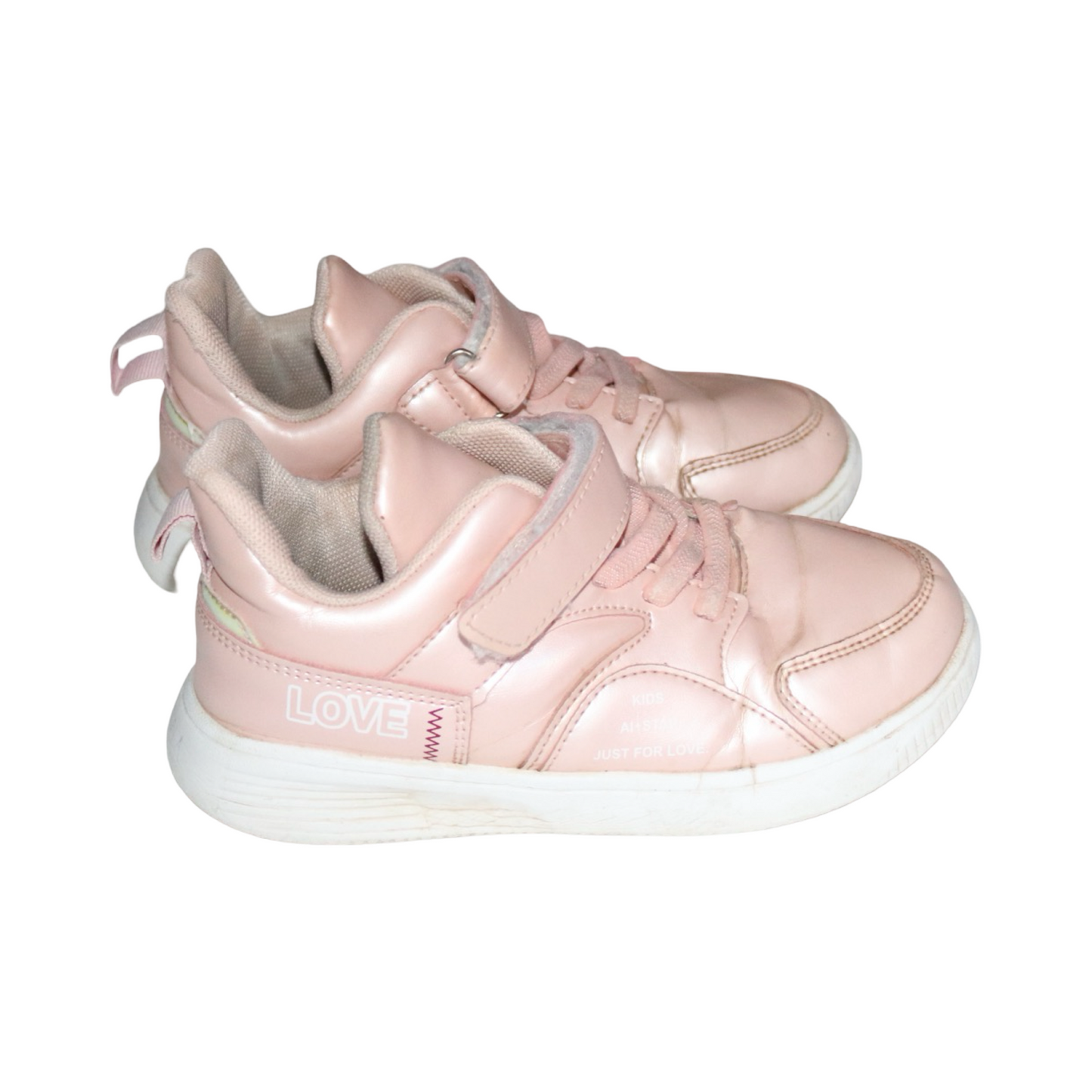 Sneakers - Storlek 31 (Innermått 18cm) - Ljusrosa & Vit