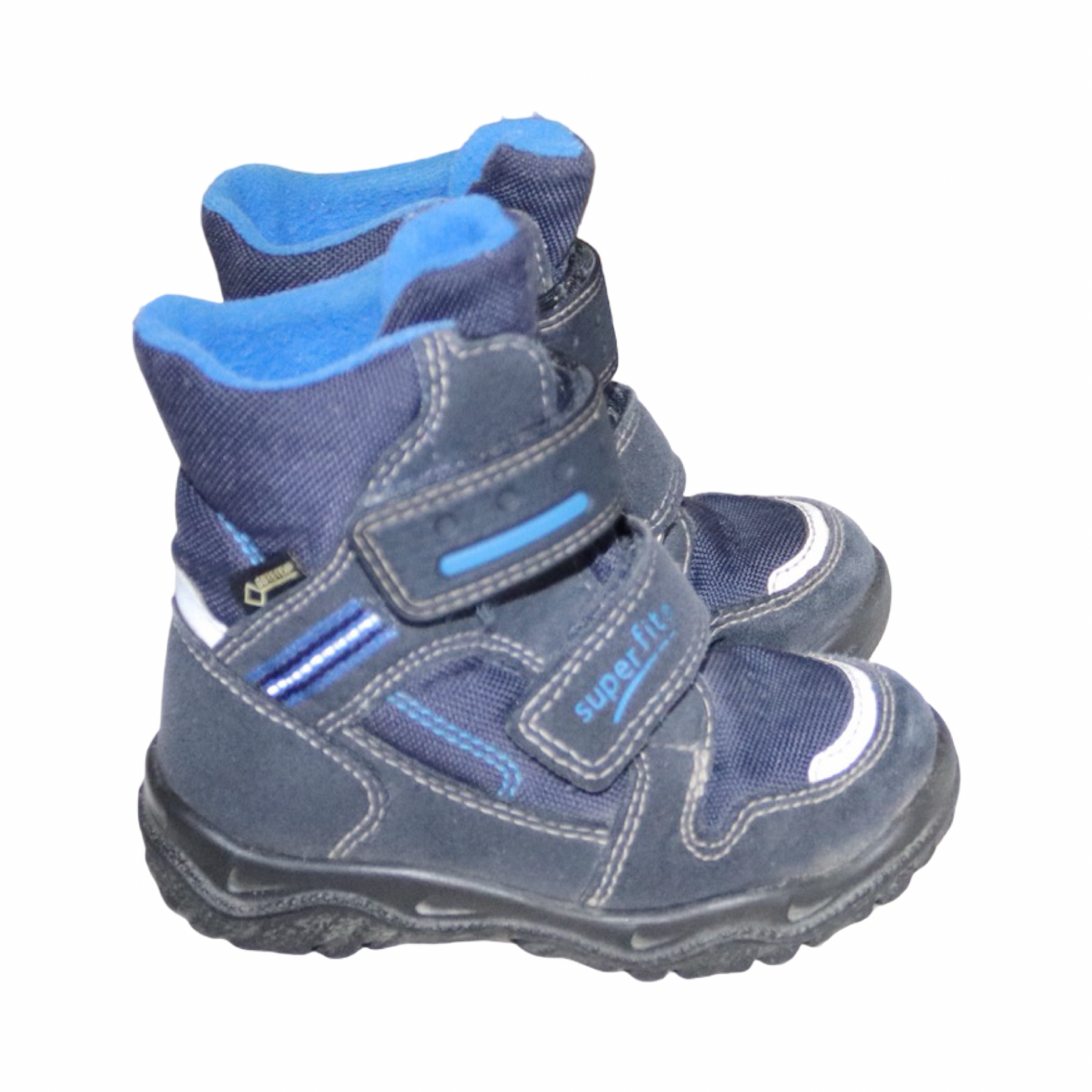 GORE-TEX Vinterkängor från super fit - Storlek 24 (Innermått 15cm) - Svart & Blå
