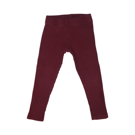 Leggings Byxor från H&M - Storlek 98 - Rödbrun