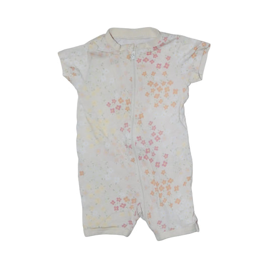 Kortärmad Pyjamas från LINDEX - Storlek 62 - Beige (Multi)
