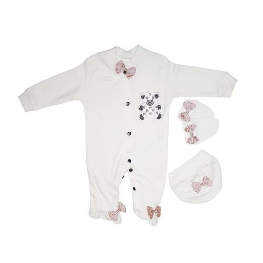 Pyjamas matchande set - Storlek 68/74 - Vit