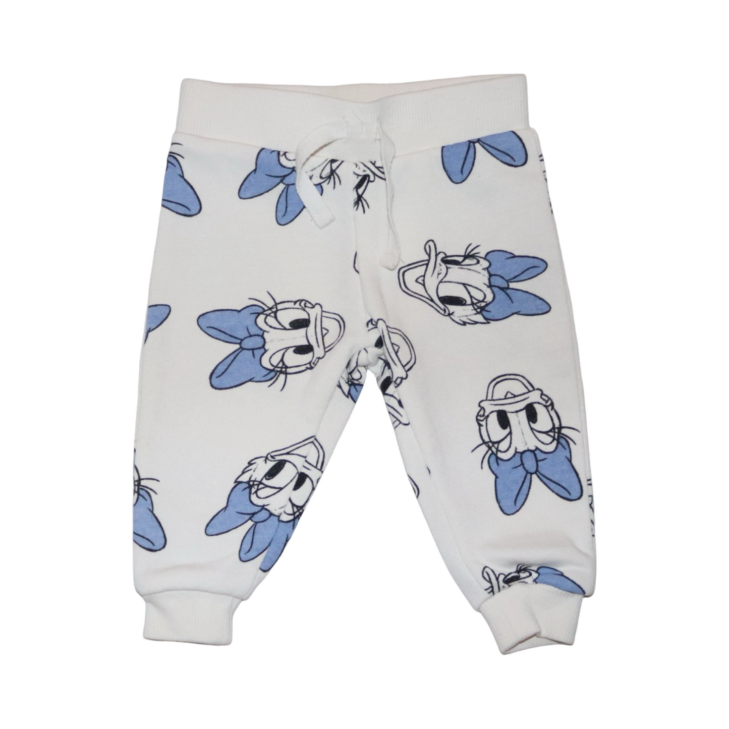 DISNEY Byxor från PRIMARK - Storlek 68 - Vit & Blå (Multi)