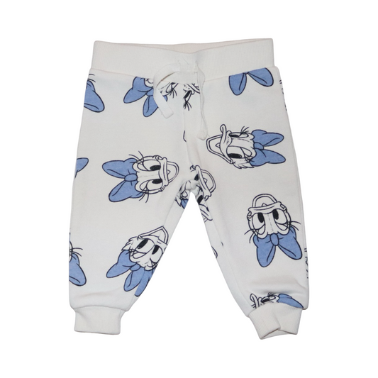 DISNEY Byxor från PRIMARK - Storlek 68 - Vit & Blå (Multi)