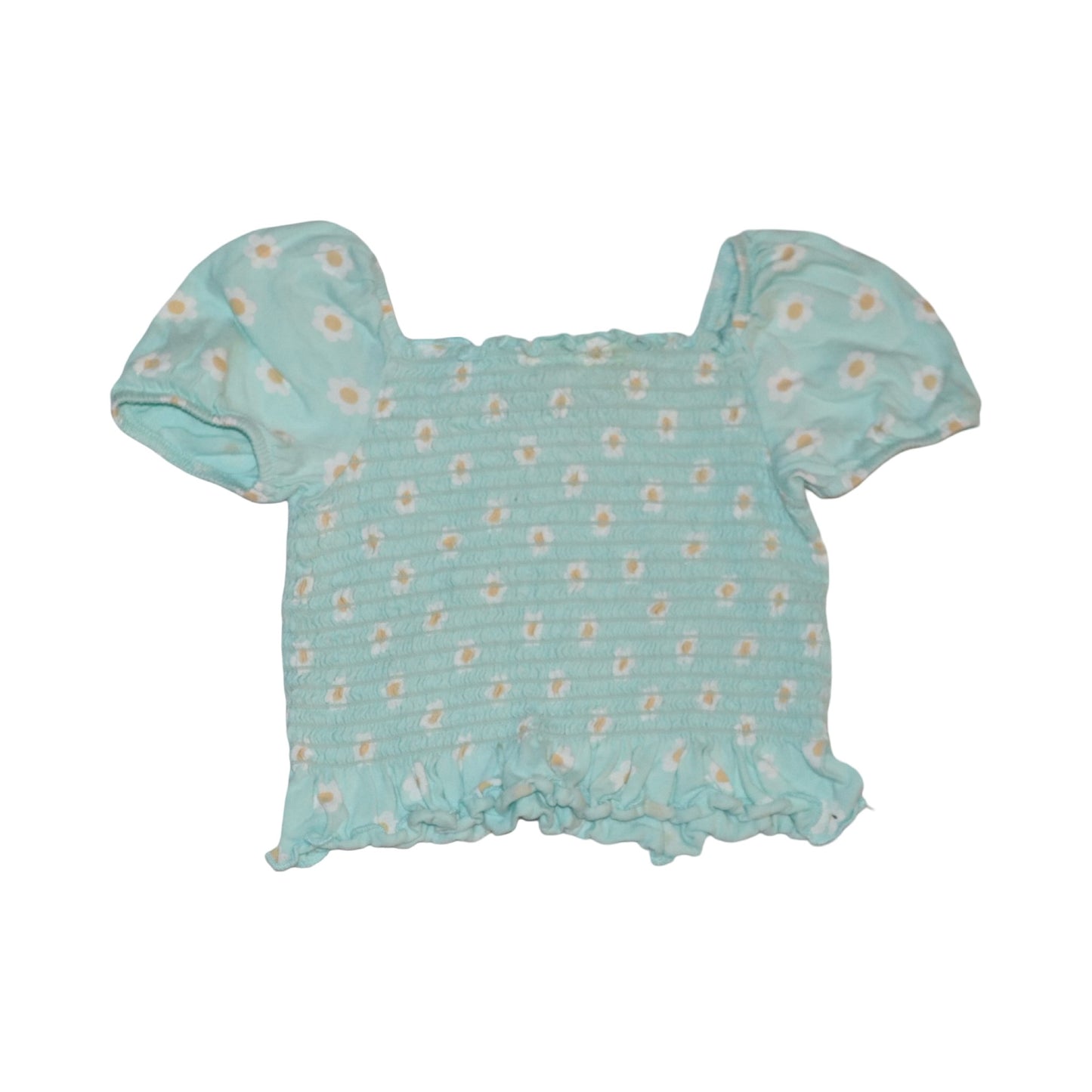 Kortärmad Blus från KappAhI - Storlek 86/92 - Ljusgrön (Multi)