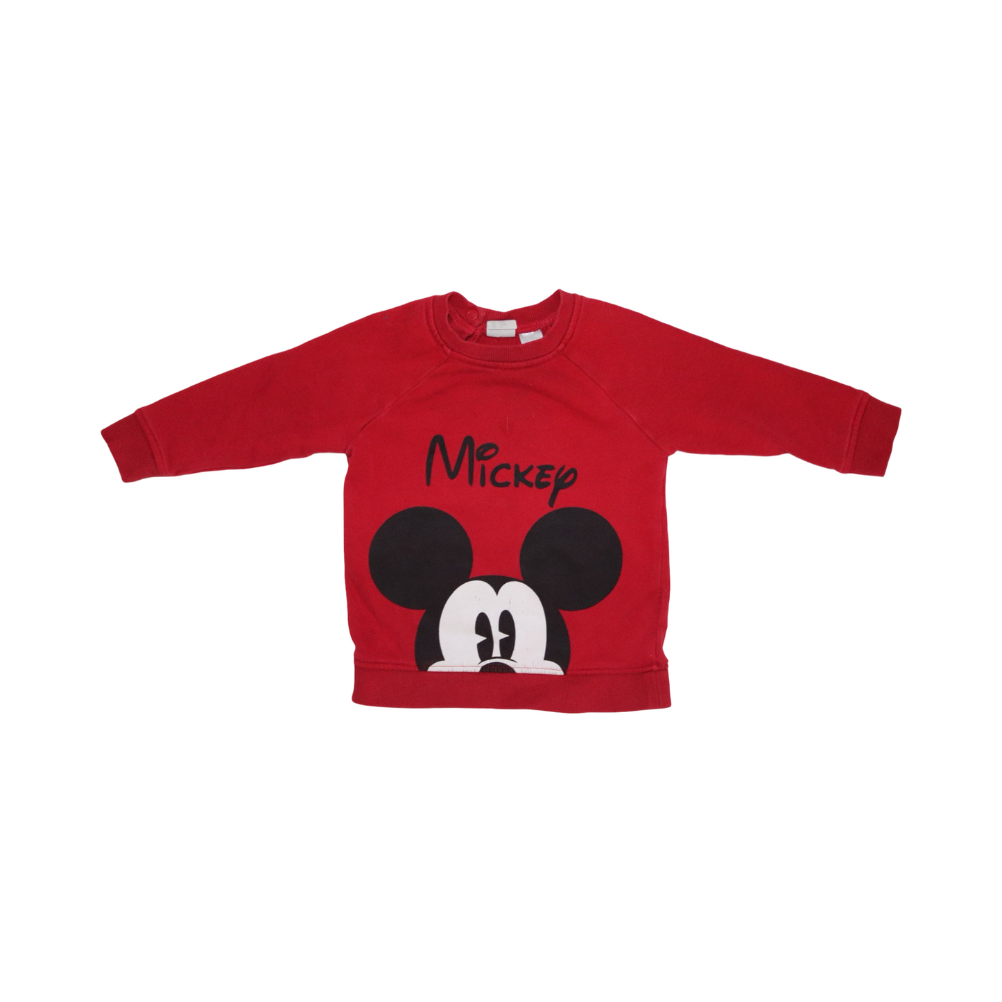 DISNEY MICKEY Tröja från H&M - Storlek 74 - Röd & Svart