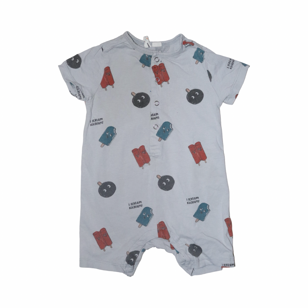 Byxdress/ Sparkdräkt från minimarket - Storlek 62 - Ljusblå (Multi)