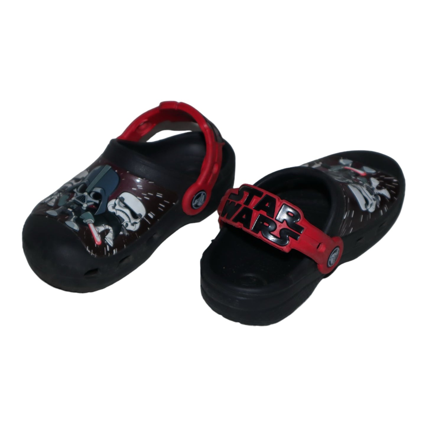 STAR WARS Tofflor från Crocs - Storlek 24/25 (Innermått 14.3cm) - Svart