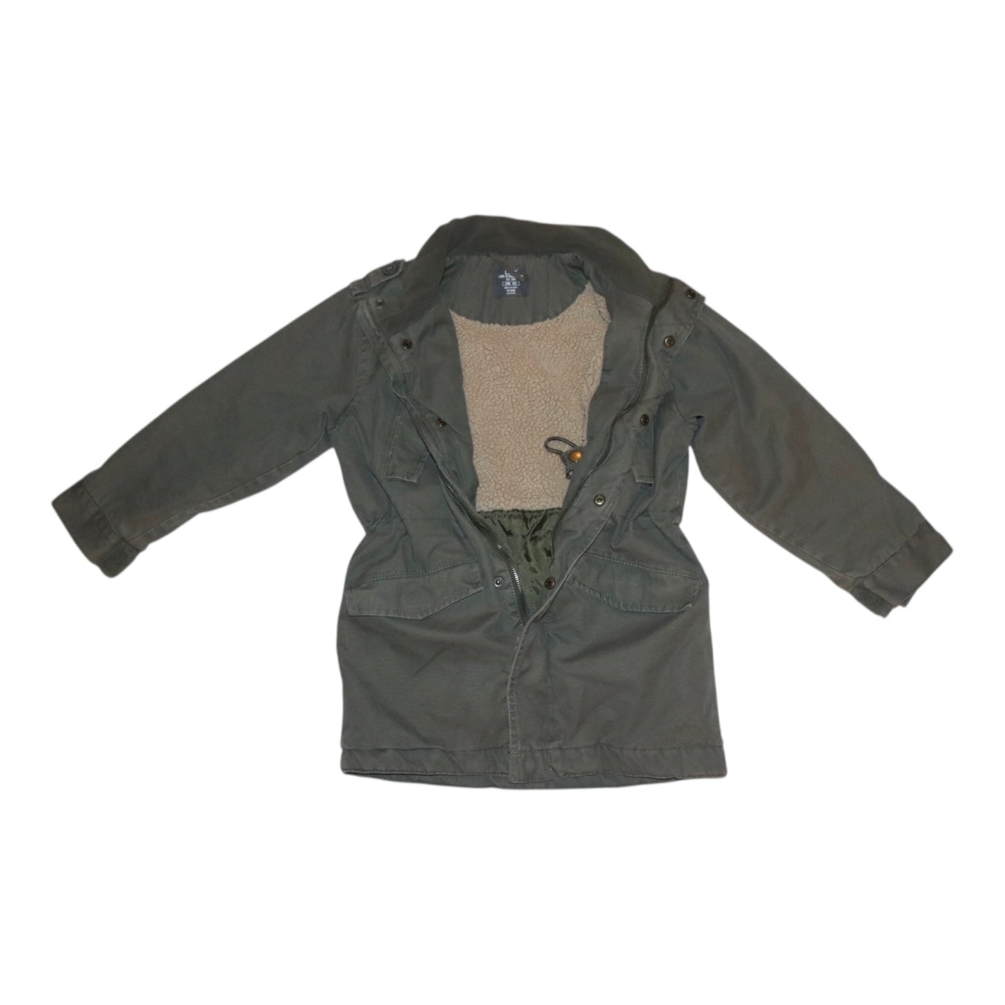 Fodrad Höst Jacka från H&M - Storlek 122 - Mörkgrön