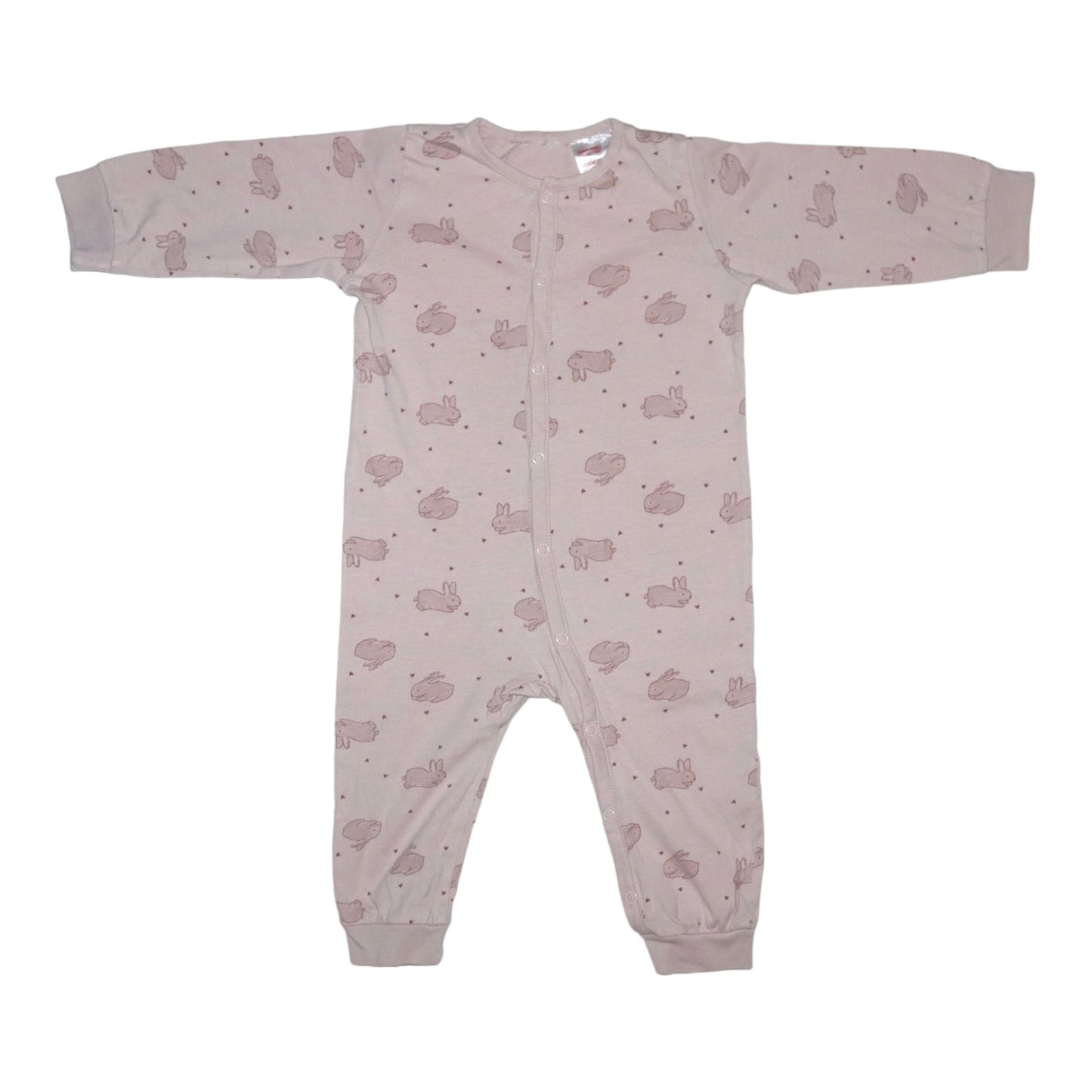 Pyjamas (2 Pack) från H&M - Storlek 74 - Ljusrosa & Benvit