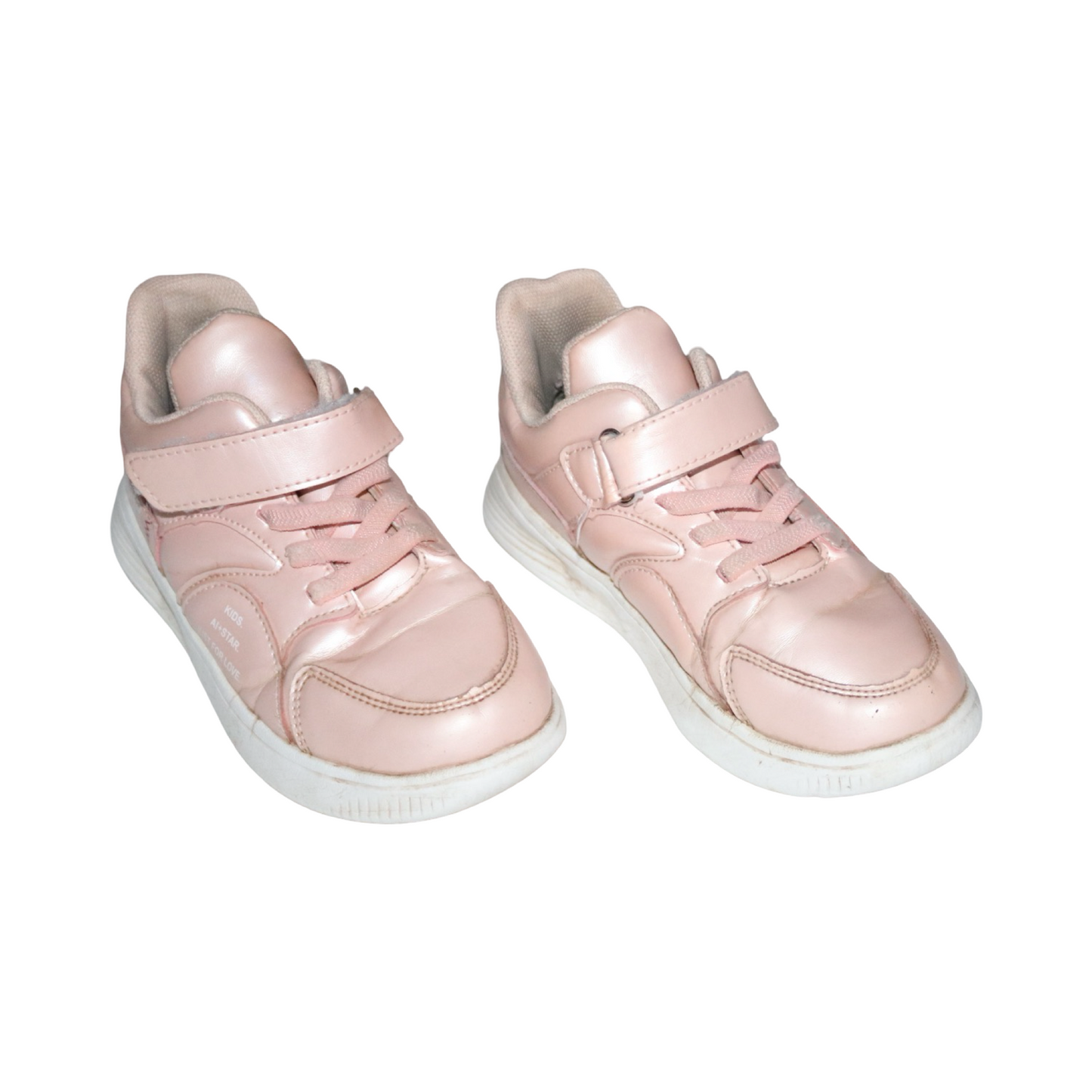 Sneakers - Storlek 31 (Innermått 18cm) - Ljusrosa & Vit