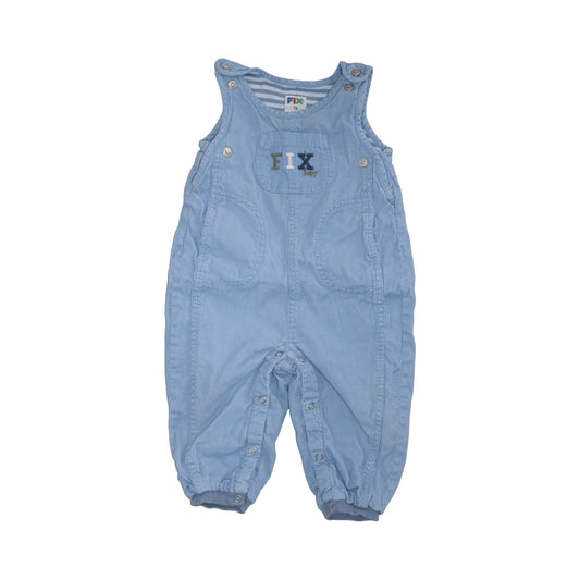 Fodrade Byxdress/ Jumpsuit från FIX - Storlek 74 - Ljusblå