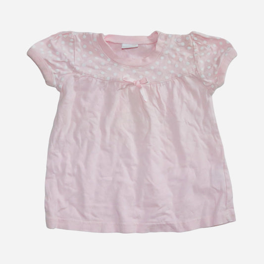 Kortärmad Blus från LINDEX - Storlek 74 - Ljusrosa