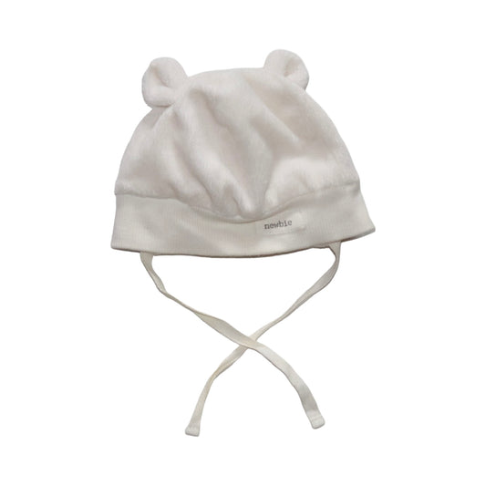 Mössa från newbie by KappAhl - Storlek 62/68 - Vit