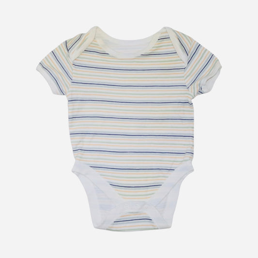 Kortärmad Body från PRIMARK - Stolek 68 - Benvit (Multi)