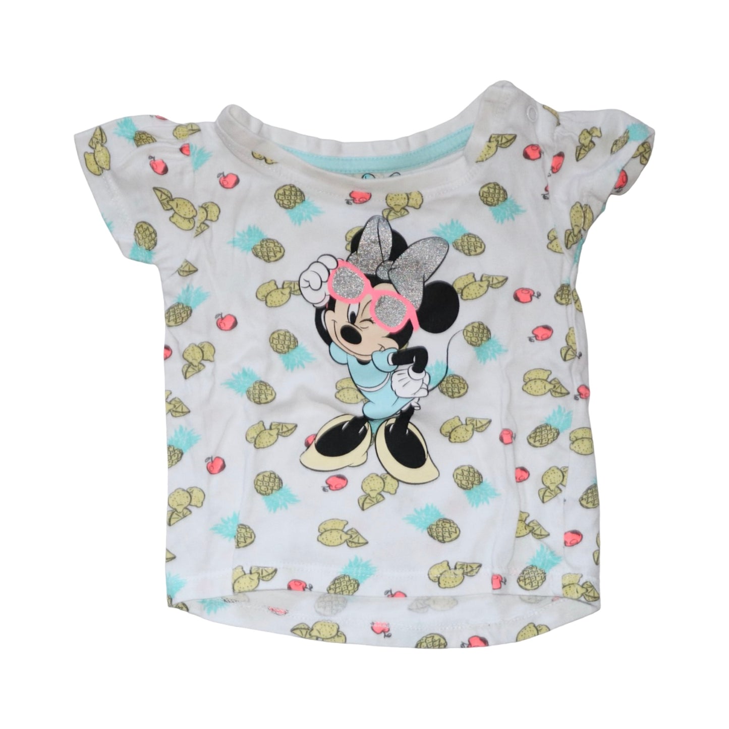 DISNEY Kortärmad T-shirt (3 Pack) från ORCHESTRA & PRIMARK - Storlek 74 - Lila & Vit (Multi)