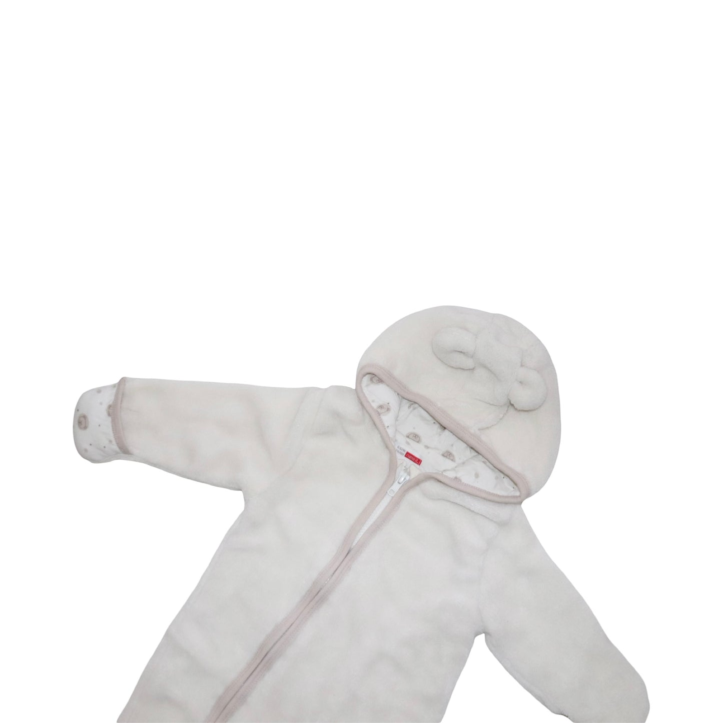 Mjuk Overall från name it - Storlek 74/80 - Vit