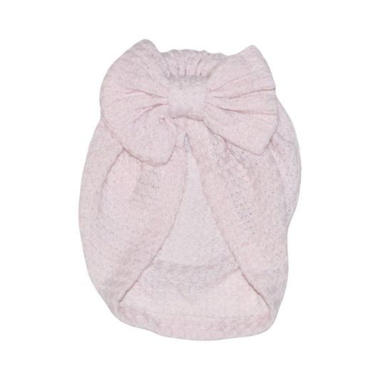 Turban Mössa  - Storlek 62/68 - Ljusrosa