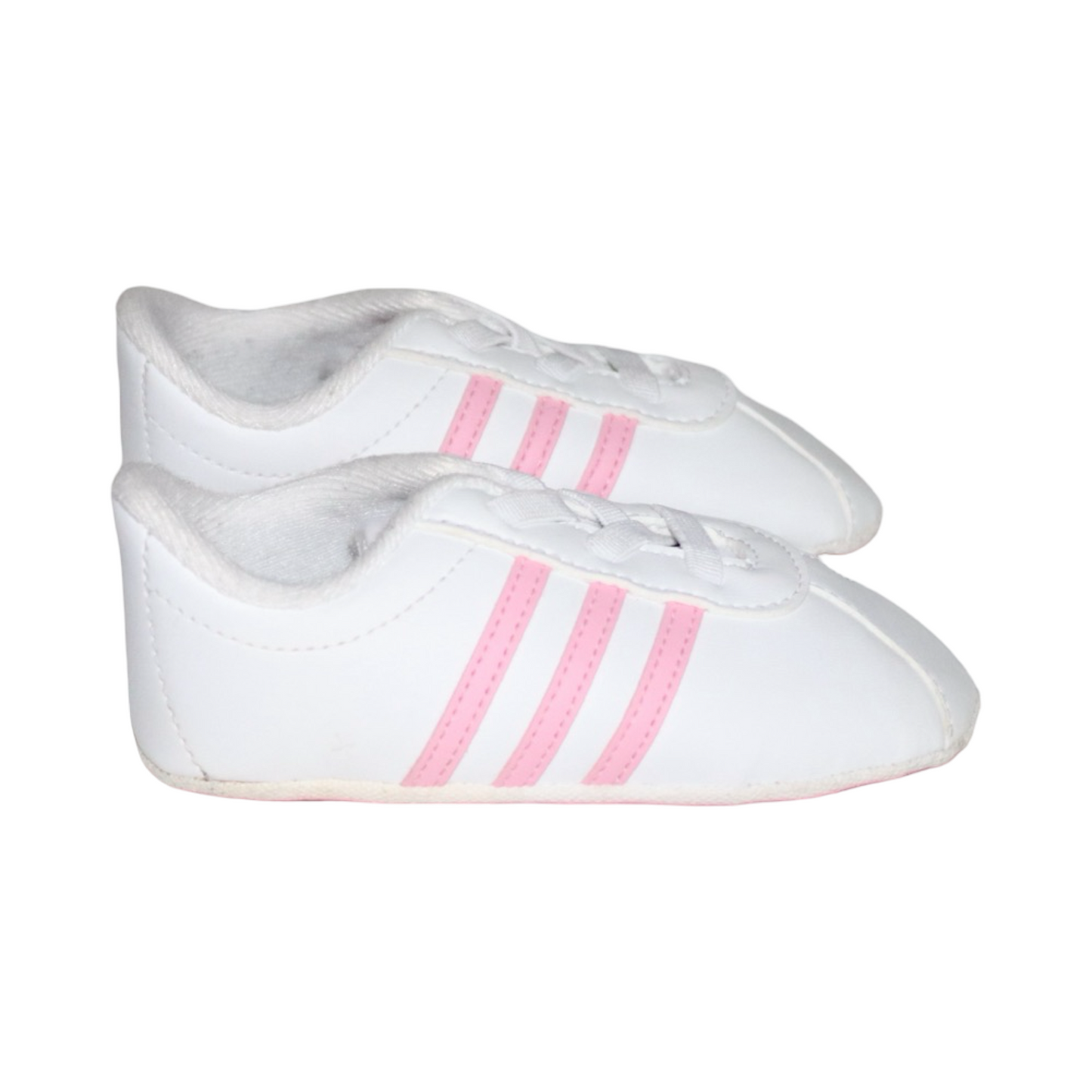 Sneakers Tossor från adidas - Storlek 21 (Innermått 12cm) - Vit & Rosa