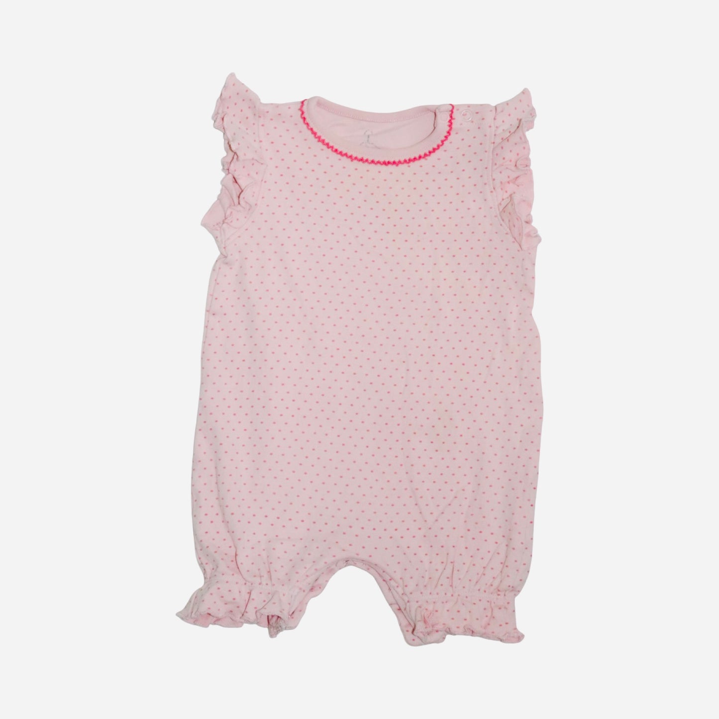 Kort Pyjamas (2 Pack) från PYTTELITEN - Storlek 68 - Ljusrosa (Multi)