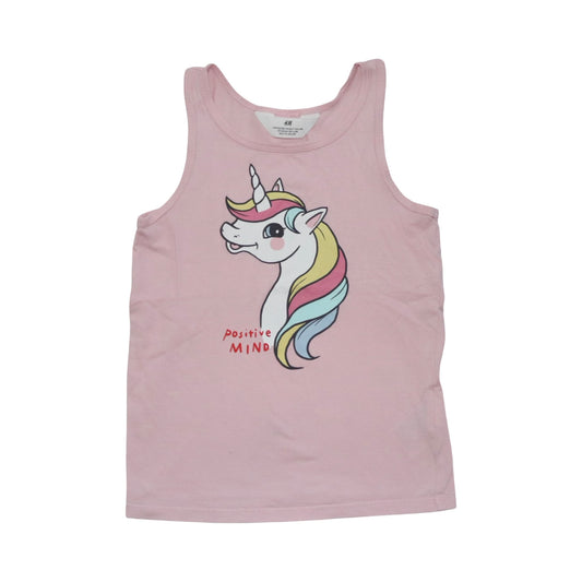 Linne från H&M - Storlek 122/128 - Ljusrosa (Multi)