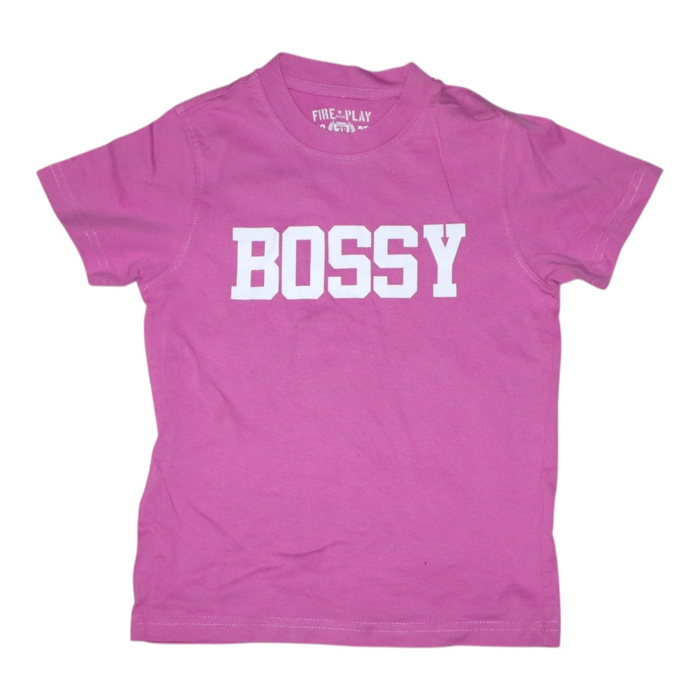 Kortärmad T-shirt - Storlek 110/116 - Rosa