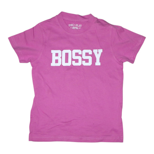 Kortärmad T-shirt - Storlek 110/116 - Rosa