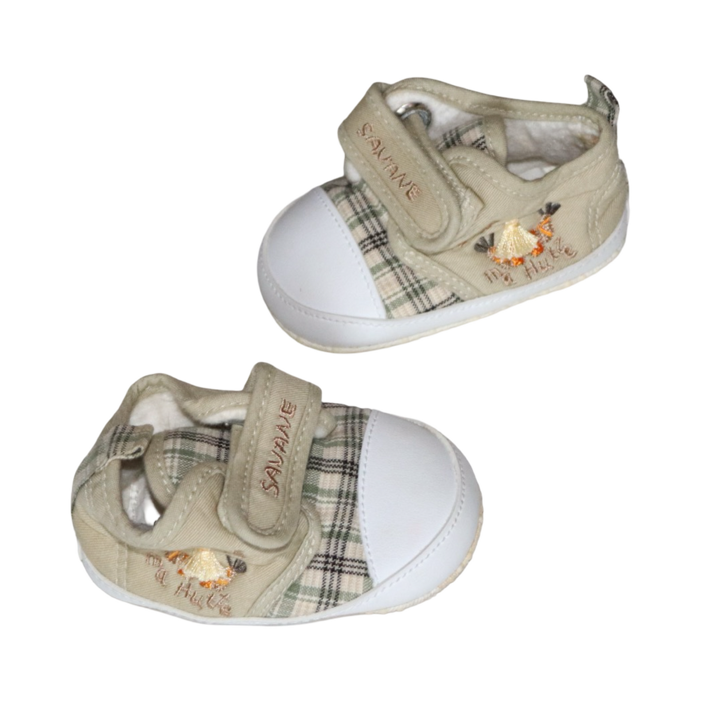 Sneakers från SAVANE - Storlek 62/68 - Beige & Vit (Multi)