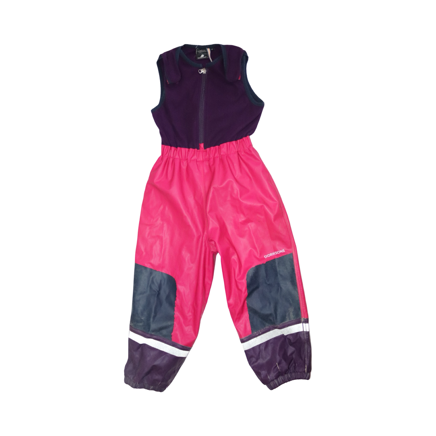 Fodrade Regnset från DIDRIKSONS - Storlek 110 - Rosa & Lila