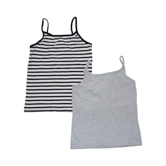 Linne (2 Pack) från H&M - Storlek 134/140 - Svart & Grå (Multi)