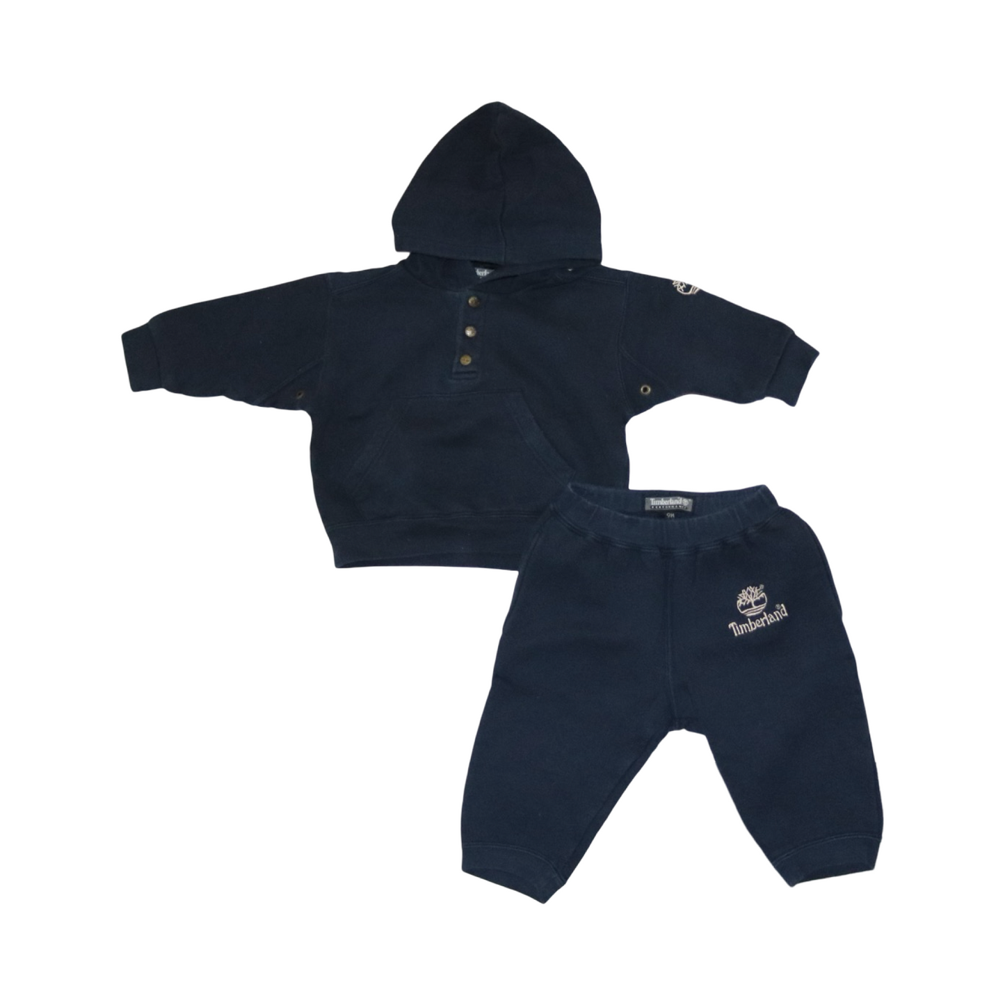 Tröja & Byxor Matchande Set från Timberland - Storlek 74 - Svart