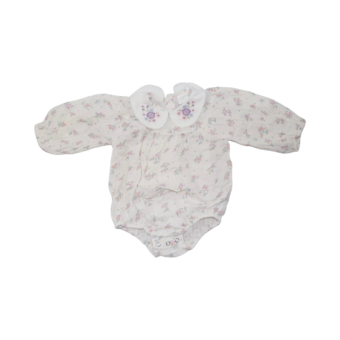 Långärmad Linne Body (2 Pack) från next & LINDEX - Storlek 68 - Beige & Vit (Multi)
