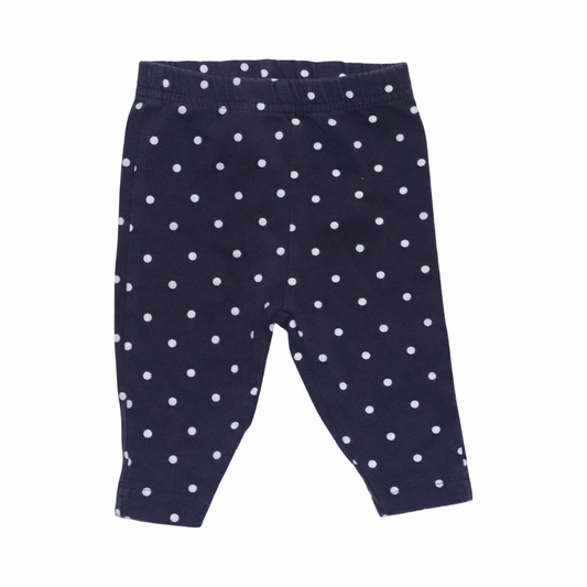 Leggings Byxor från bluezoo - Storlek 62 - Marinblå & Vit