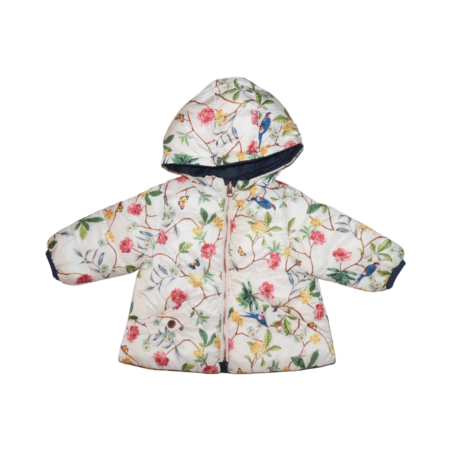 Vinterjacka - Storlek 86 - Vit (Multi)