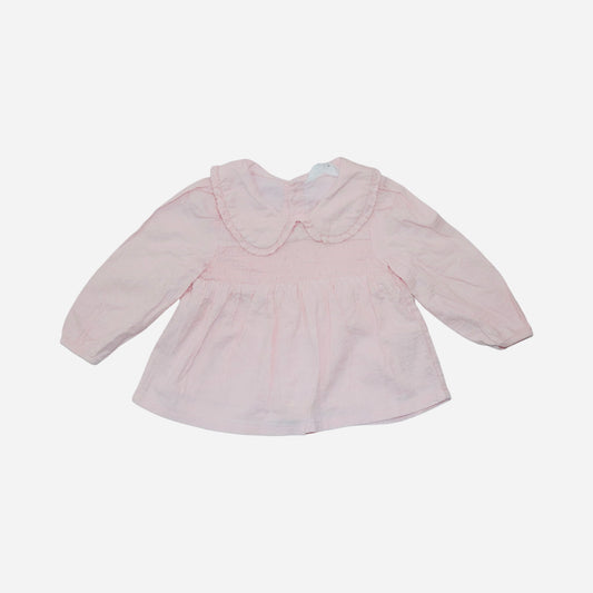 Långärmad Klänning från PRIMARK CARES - Storlek 74 - Ljusrosa