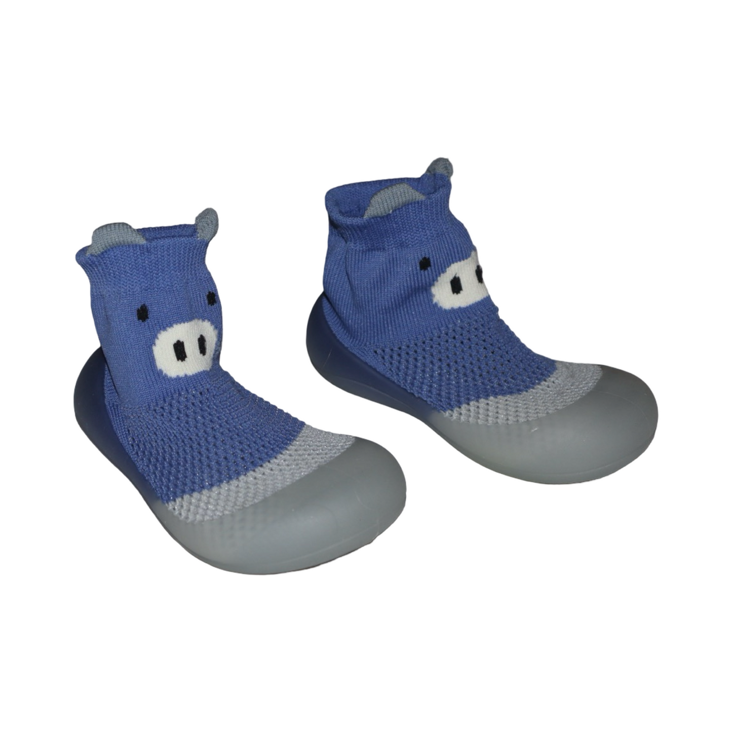 Mockasiner - Storlek 23/24 (Innermått 13.5cm) - Blå & Grå