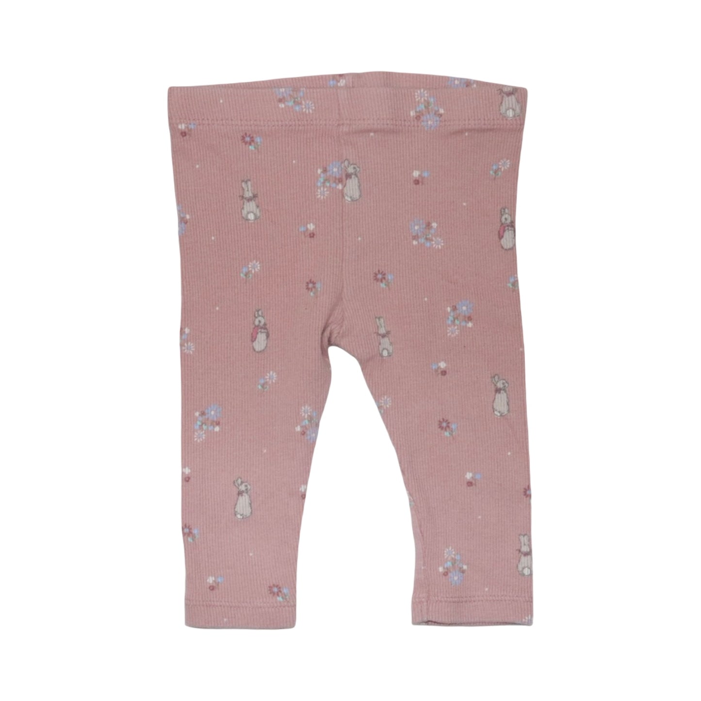 Leggings Byxor (2 Pack) från M&S & H&M - Storlek 68 - Rosa & Vit (Multi)