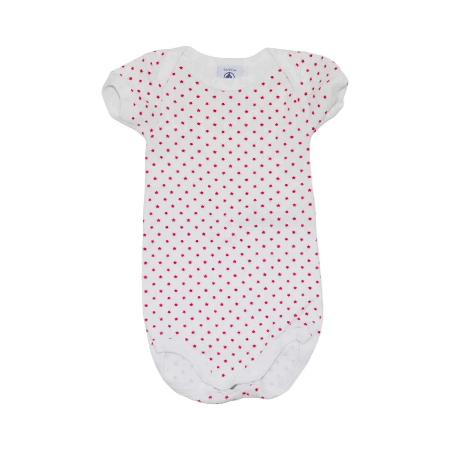 Kortärmad Body (2 Pack) från PETIT BATEAU - Storlek 67 - Vit (Multi)