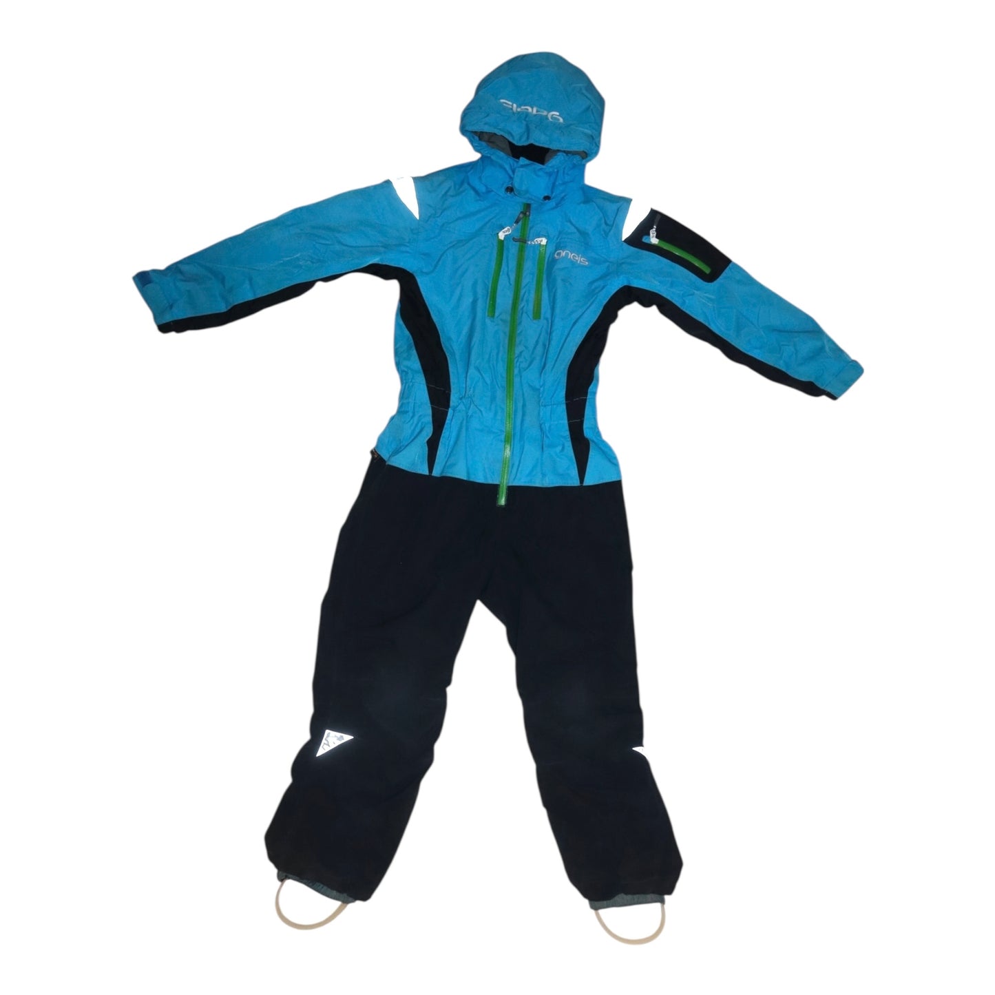 Vinteroverall från gneis - Storlek 128 - Blå & Svart