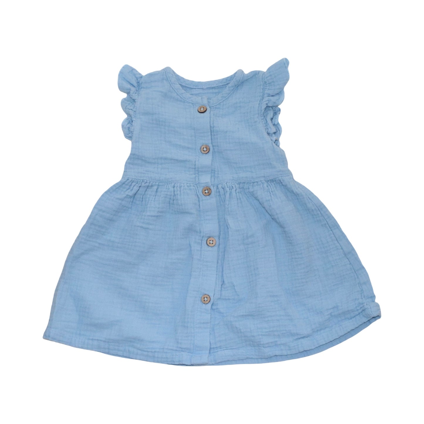 Klänning & Trosor Matchande Set från GOLF & BABY - Storlek 60 - Blå & Vit
